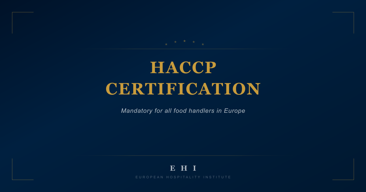 HACCP Certification for Europe
