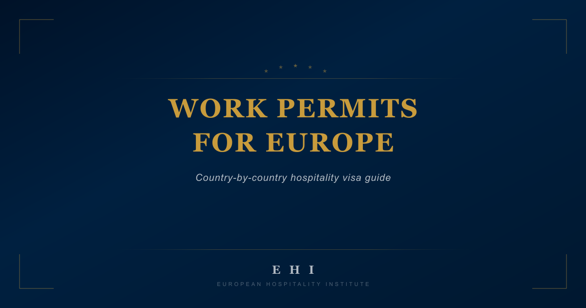 Work Permits for Hospitality Workers in Europe